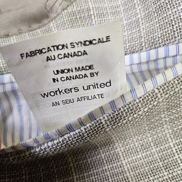 David Donahue Connor Sport Coat Mens 40R Blazer Gray Plaid Wool Designer Jacket - Picture 8 of 16